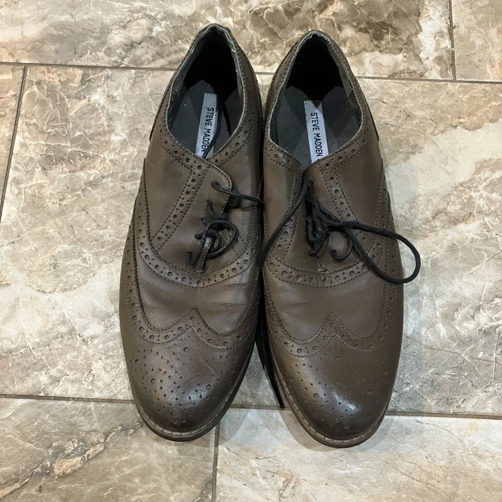 Steve Madden brown Gionni Oxfords